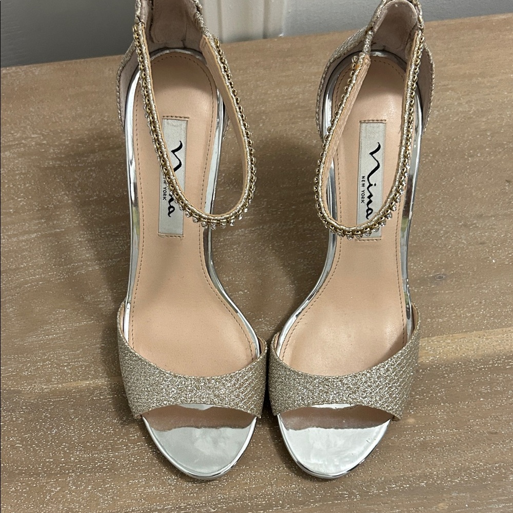 Viviana Metallic Glam Heels